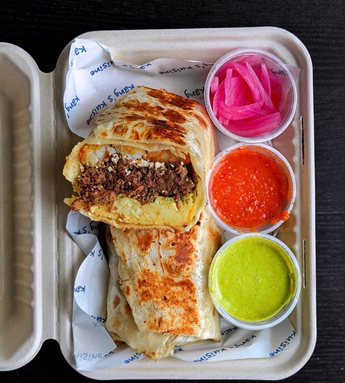 Galbi Jjim Breakfast Burrito